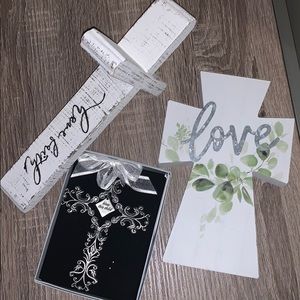 New- 3 Crosses- Have Faith, Love, Bless this Child